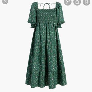 Hill House Home Nesli XS emerald trellis